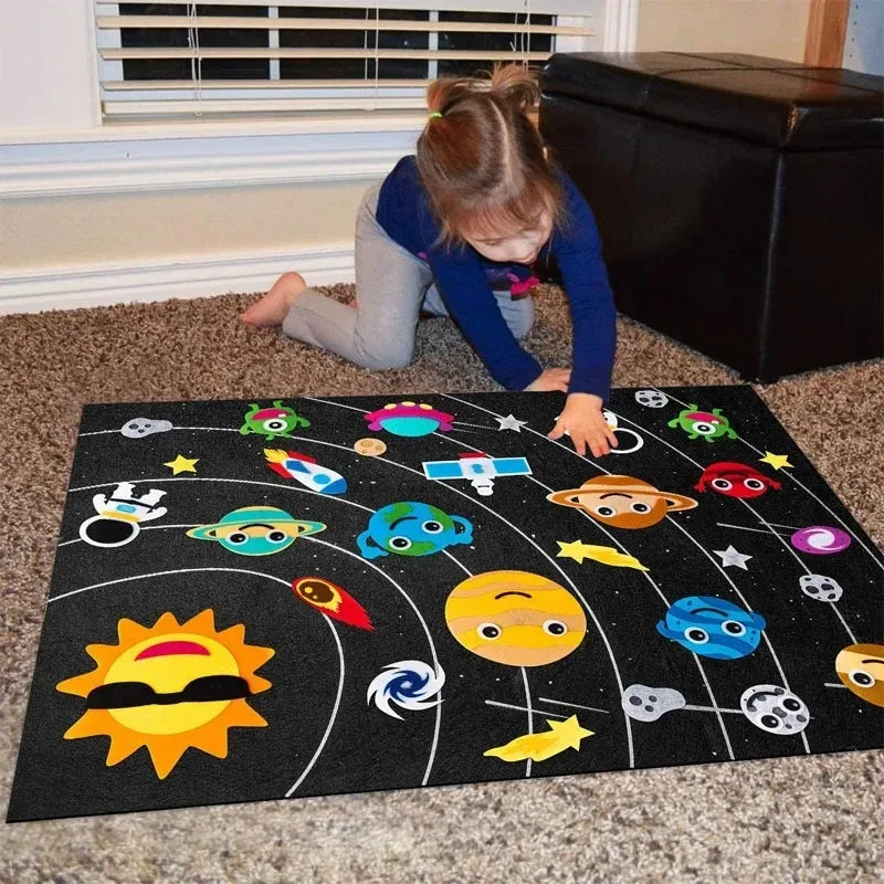 Imagination Felt Board – Interactive Play for Creativity and Learning, Zoo, Underwater, Farm, and Cosmos Themes, Ages 2-5+