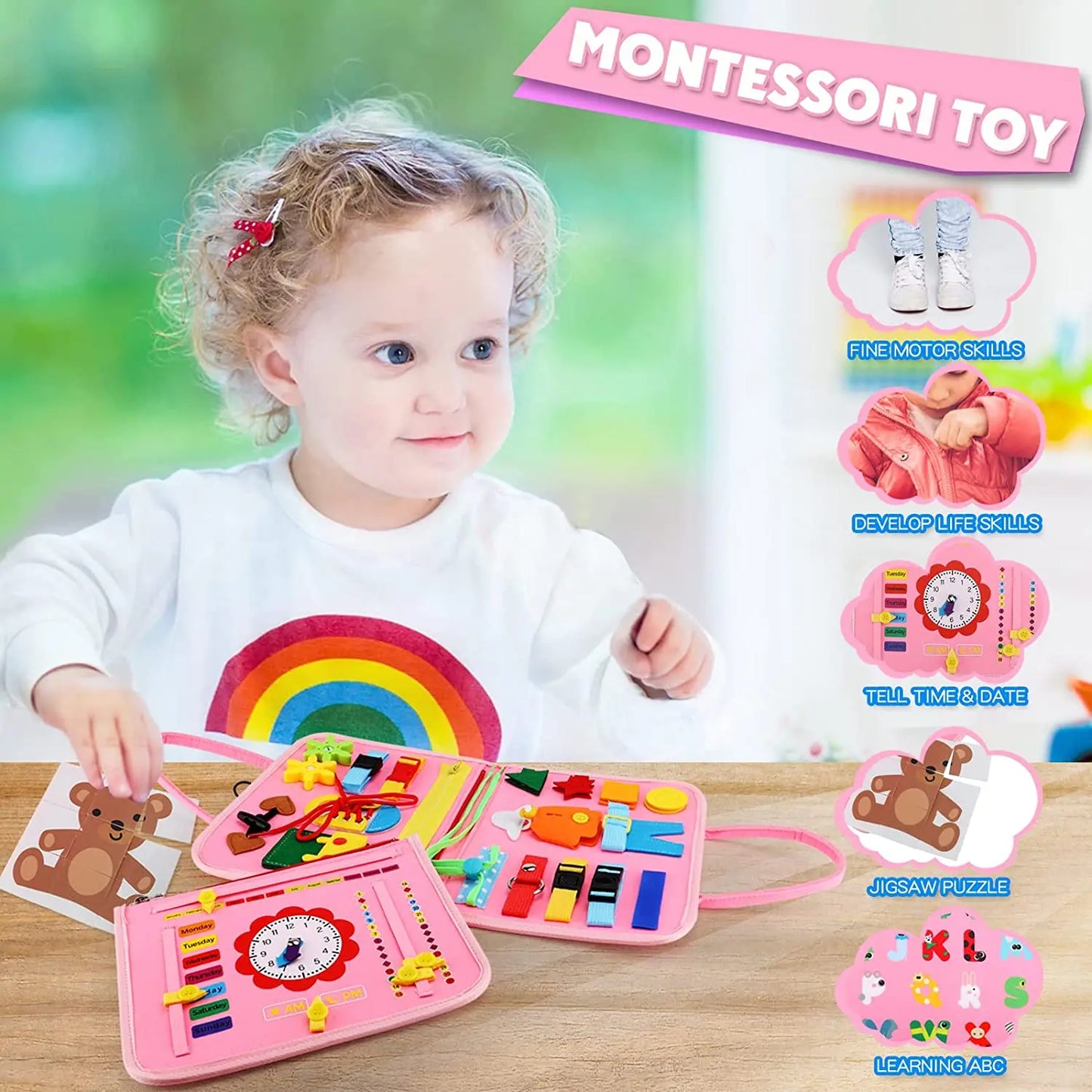 Montessori Discovery Bundle – Sensory & Imaginative Play Set for Early Learning, Ages 2-5+