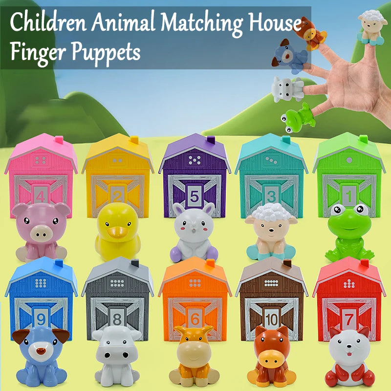 Farm Animal Learning Set – Montessori-Inspired Educational Toy for Fine Motor Skills & Cognitive Development, Ages 1-5+