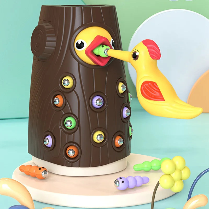 FeatherCatch – Magnetic Bird Feeding Game for Fine Motor Skills & Imaginative Play, Ages 3-5+