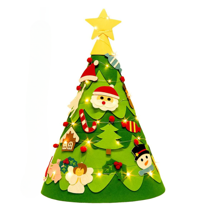 Felt Christmas Tree Adventure – Customisable Holiday Fun & Creative Play for Kids, Ages 2-5+