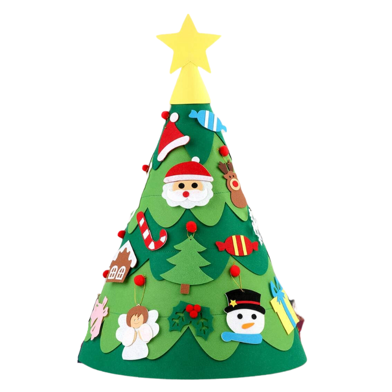 Felt Christmas Tree Adventure – Customisable Holiday Fun & Creative Play for Kids, Ages 2-5+