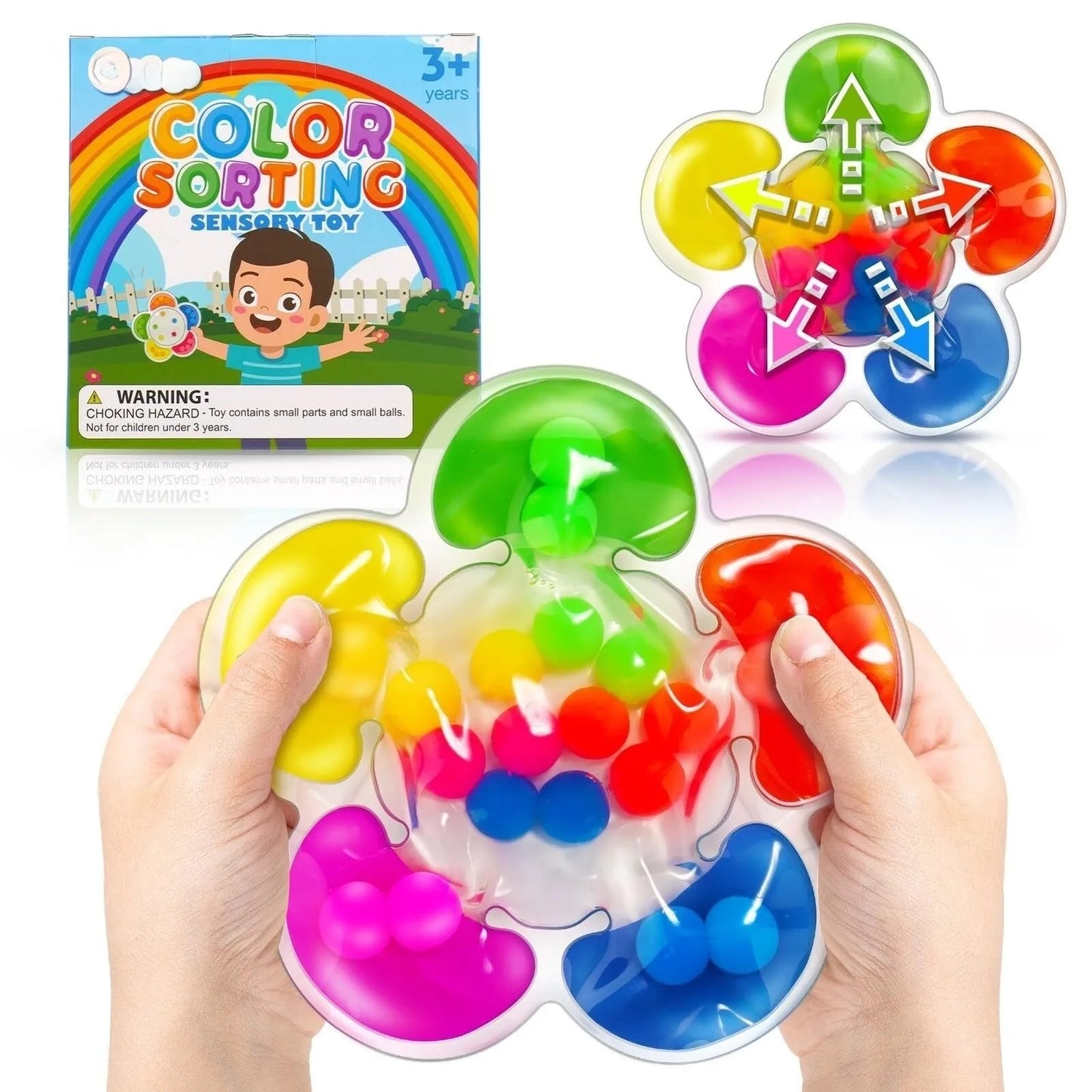 ColourBuddy – Sensory Toy for Fine Motor Skills, Colour Recognition & Calming Play, Ideal for Autism & ADHD, Ages 3-5+