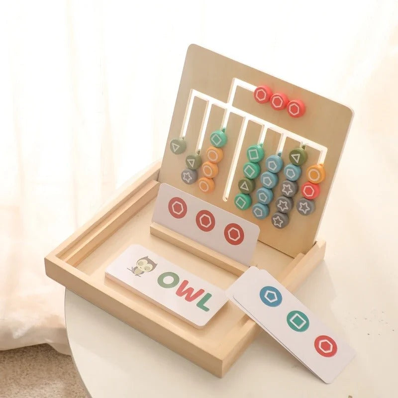 Word Adventure Box – Montessori Alphabet Learning Game for Early Literacy and Cognitive Development