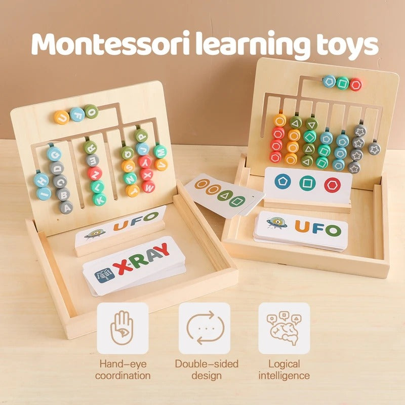 Word Adventure Box – Montessori Alphabet Learning Game for Early Literacy and Cognitive Development