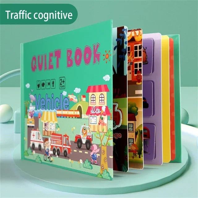 Interactive Learning Book – Develop Fine Motor Skills Through Play, Ages 3+