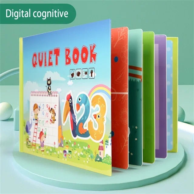 Interactive Learning Book – Develop Fine Motor Skills Through Play, Ages 3+